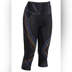 CW-X 3/4 Length Revolution Tights in Black Multi